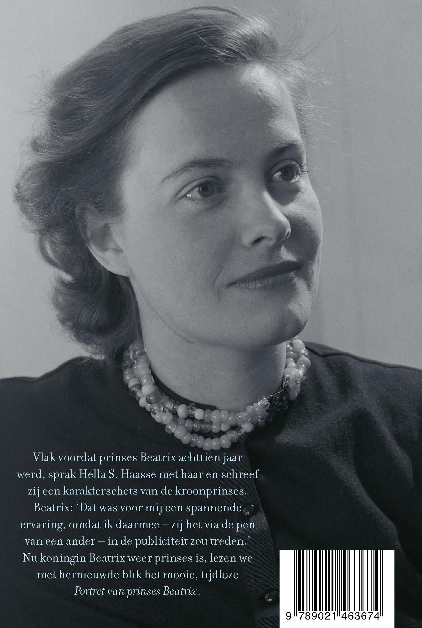 Achterkant van Portret van prinses Beatrix