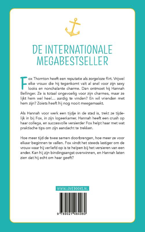 Achterkant van Aan het lijntje
