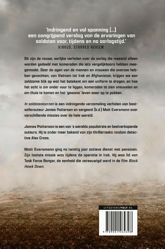 Achterkant van In soldatenlaarzen