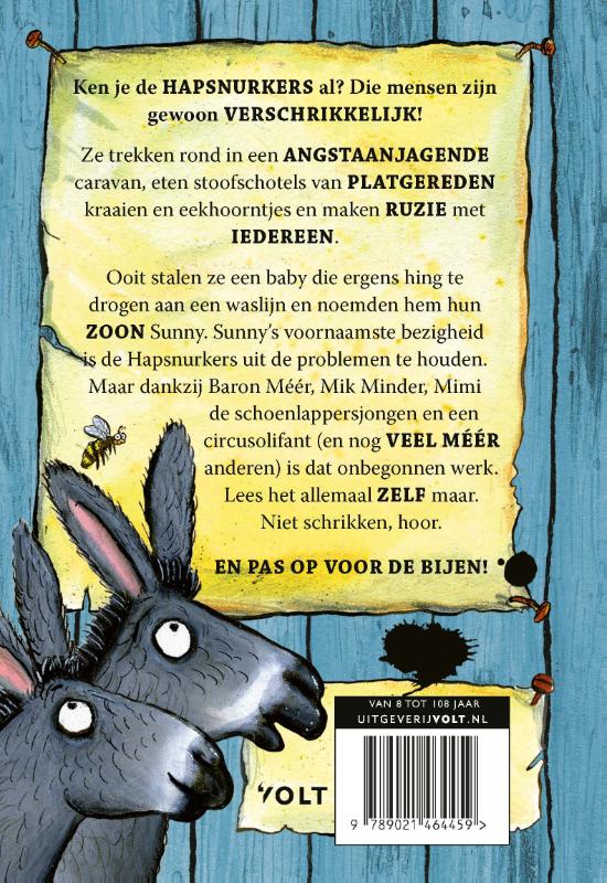 Achterkant van De Hapsnurkers in de puree
