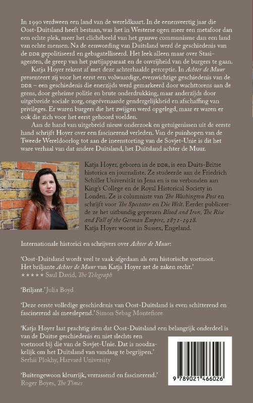 Achterkant van Achter de muur