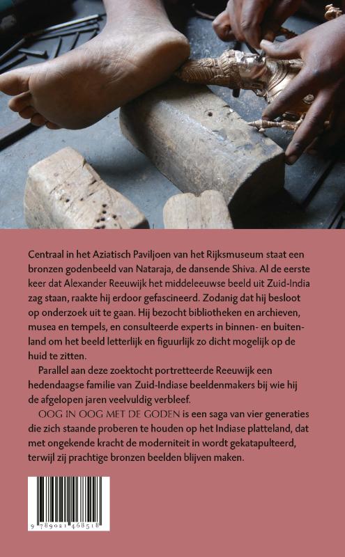 Achterkant van Oog in oog met de goden