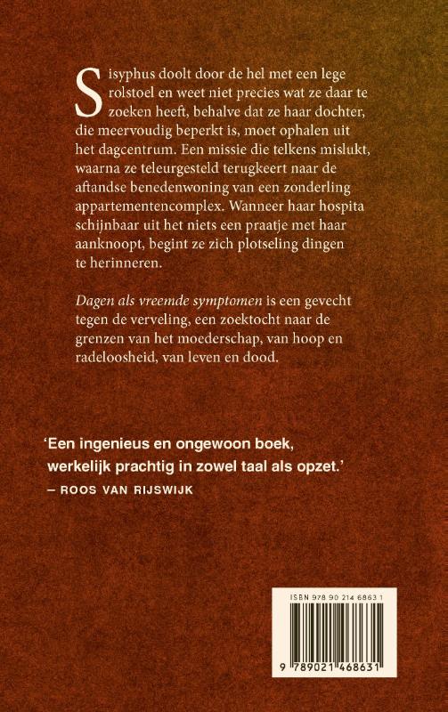 Achterkant van Dagen als vreemde symptomen