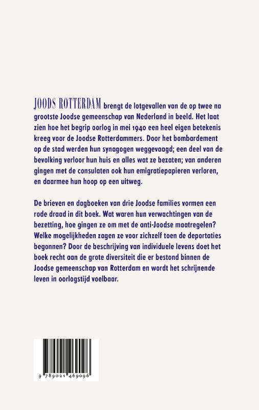 Achterkant van Joods Rotterdam