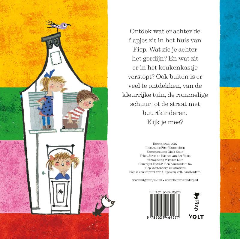 Achterkant van Het grote Fiep flapjesboek