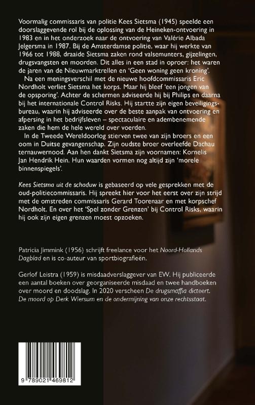 Achterkant van Kees Sietsma uit de schaduw