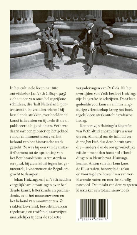 Achterkant van Leven en werk van Jan Veth