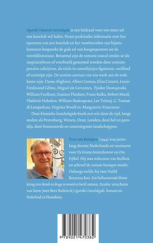 Achterkant van Querido's klassieke leesclubgids
