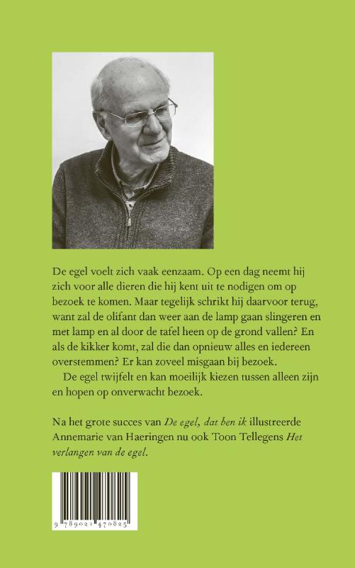 Achterkant van Het verlangen van de egel