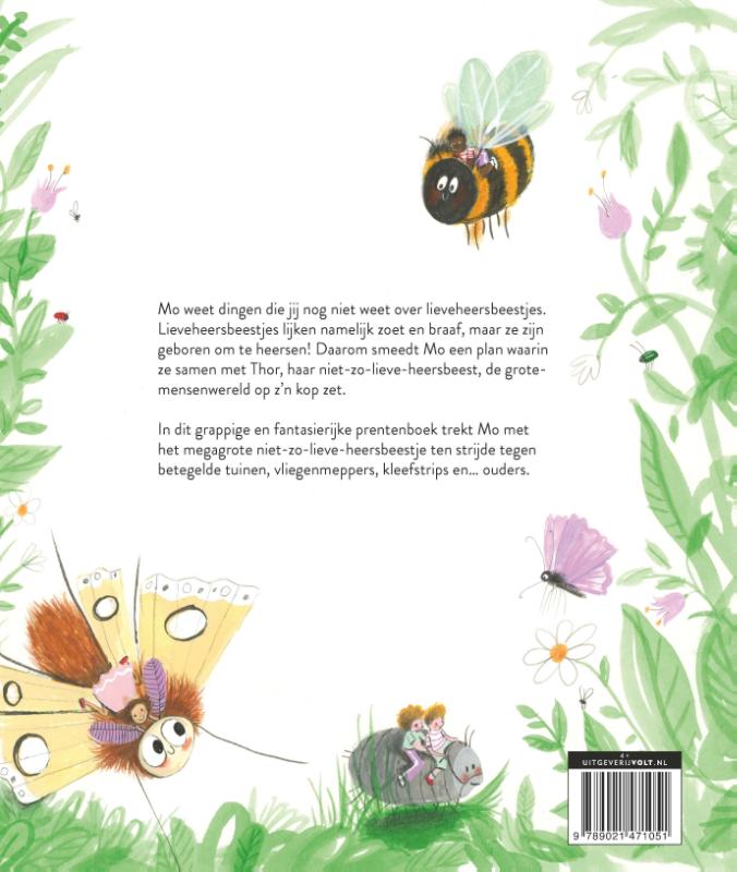 Achterkant van Het niet-zo-lieve-heersbeestje