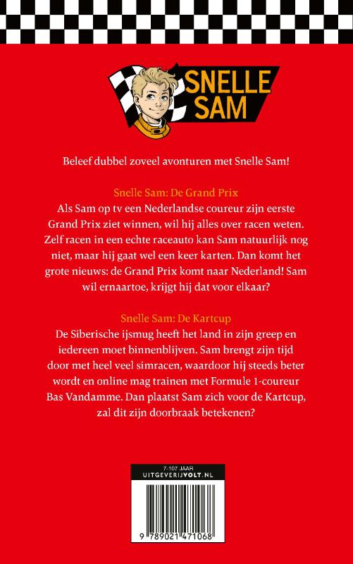 Achterkant van De Grand Prix & De Kartcup