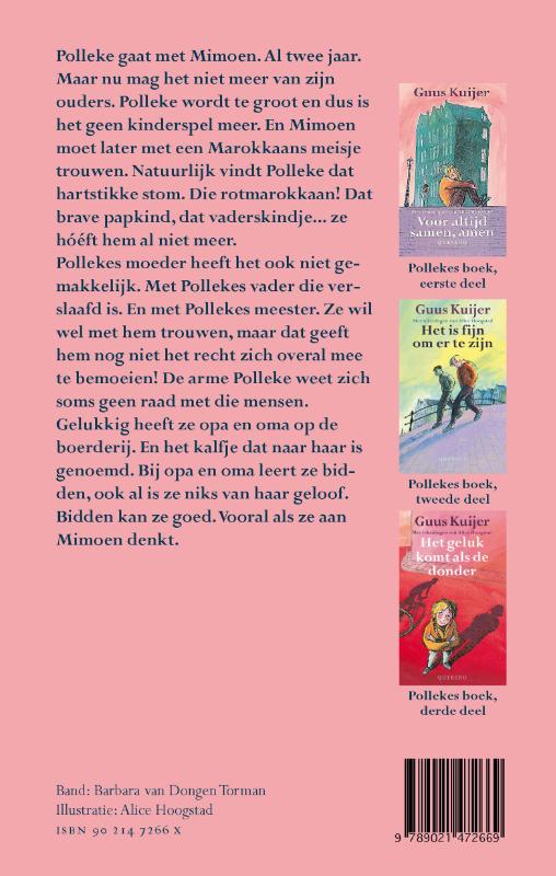 Achterkant van Voor altijd samen, amen