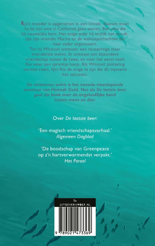 Achterkant van De verdwenen walvis