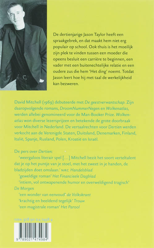 Achterkant van Dertien