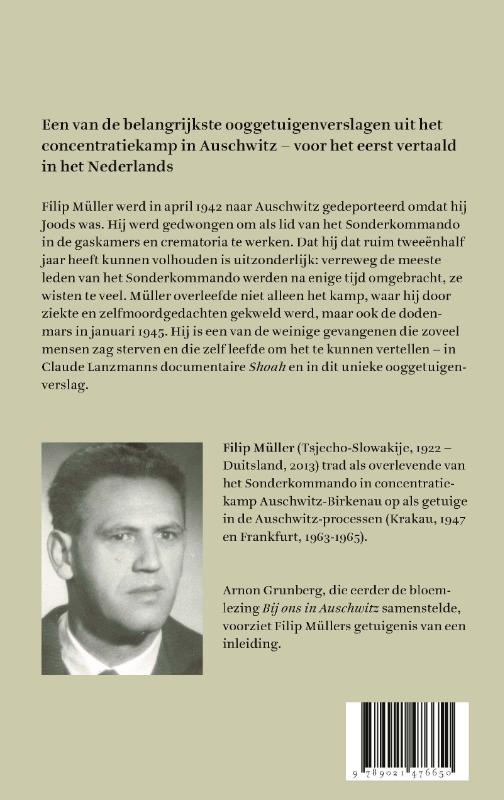 Achterkant van Sonderbehandlung/Speciale behandeling