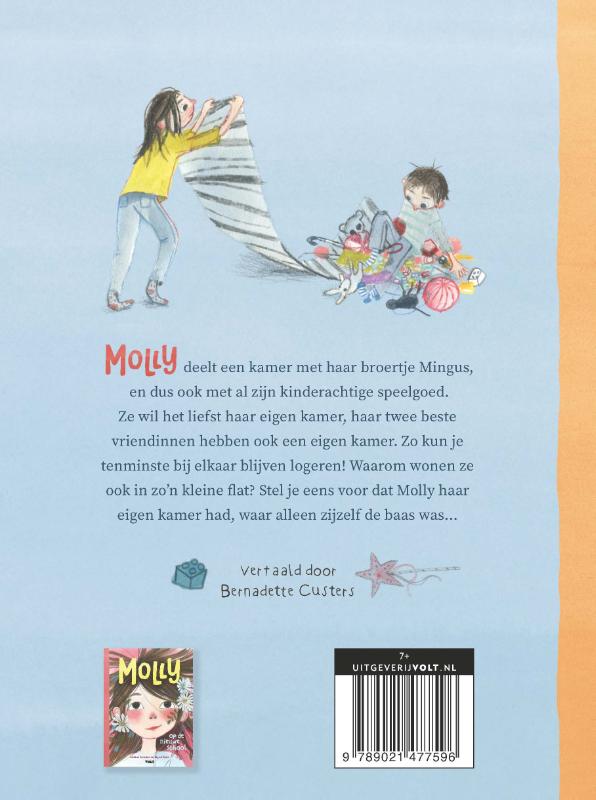 Achterkant van Molly en haar droomkamer