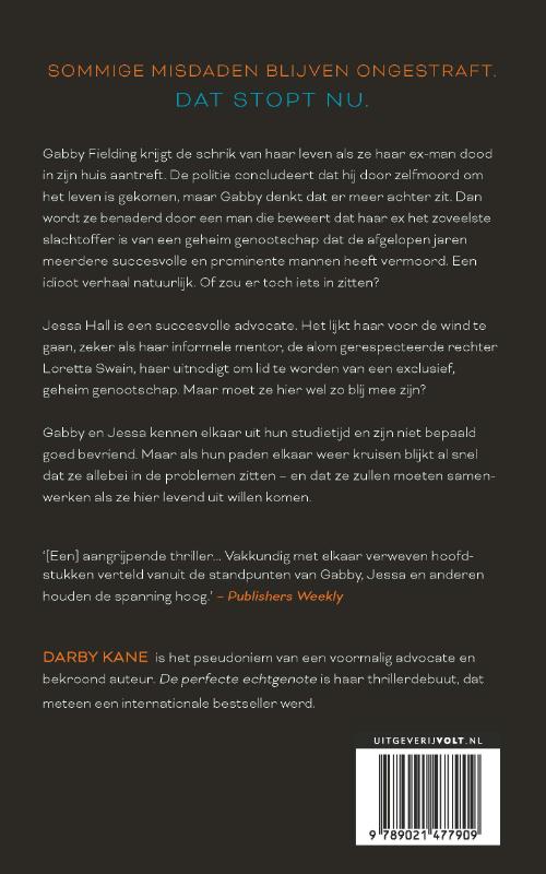 Achterkant van De laatste uitnodiging