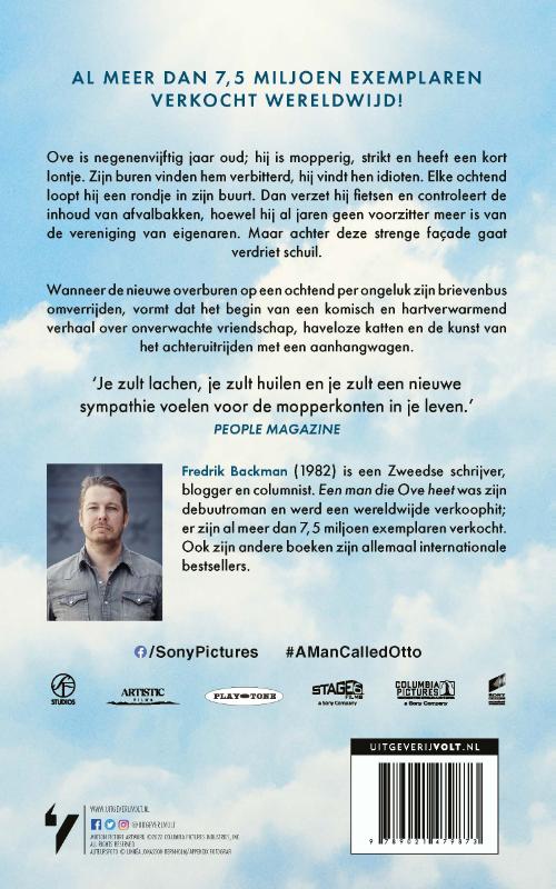Achterkant van Een man die Ove heet