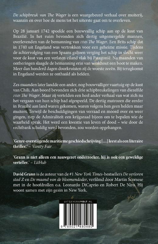 Achterkant van De schipbreuk van The Wager