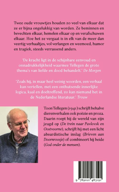 Achterkant van Twee oude vrouwtjes