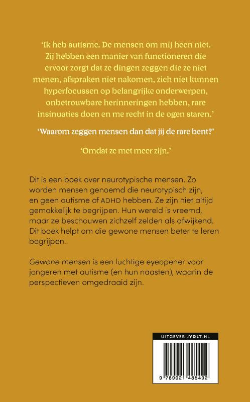 Achterkant van Gewone mensen