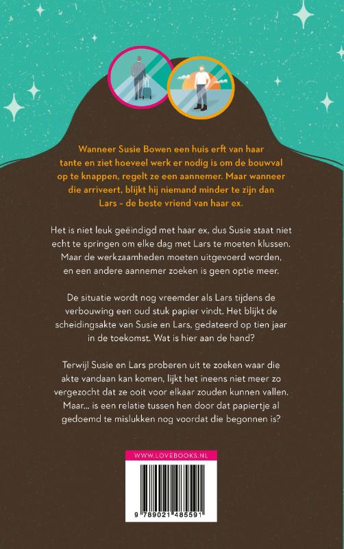 Achterkant van Het eind van het verhaal