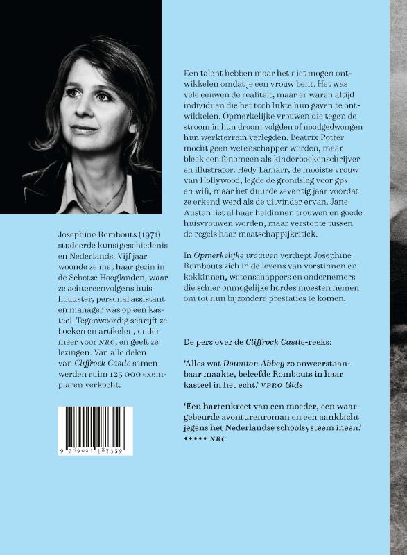 Achterkant van Opmerkelijke vrouwen