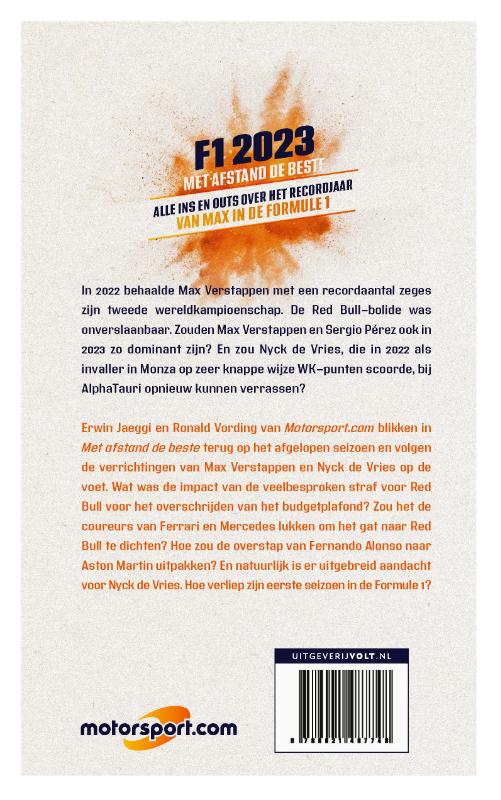 Achterkant van Met afstand de beste