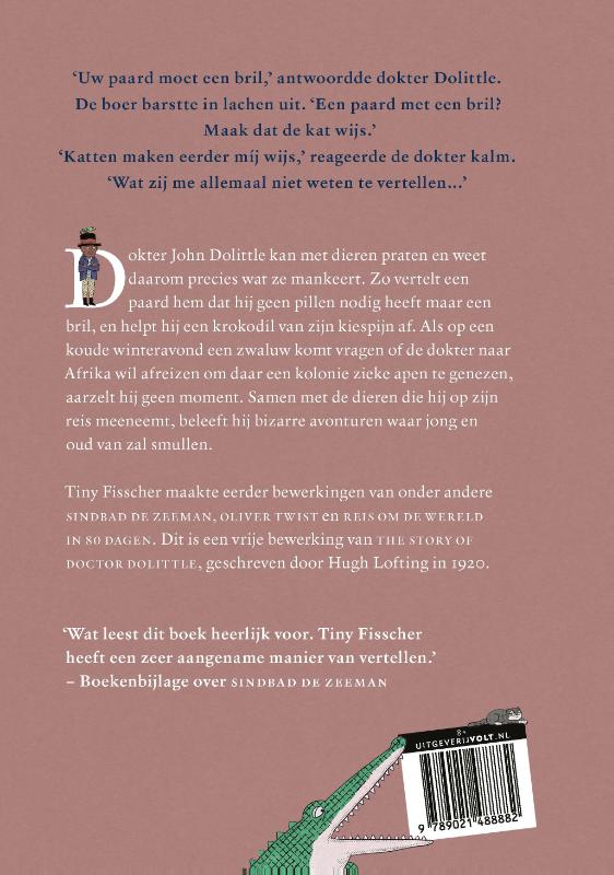 Achterkant van De avonturen van dokter Dolittle