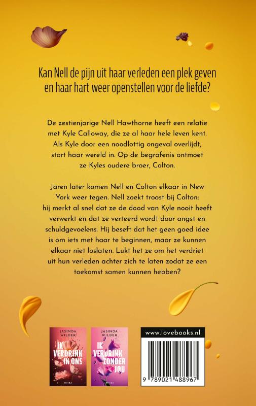 Achterkant van Ik verdrink in jou