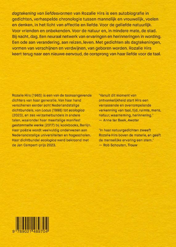 Achterkant van dagtekening van liefdesvormen