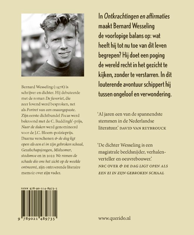 Achterkant van Ontkrachtingen en affirmaties