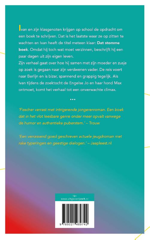 Achterkant van Dat stomme boek