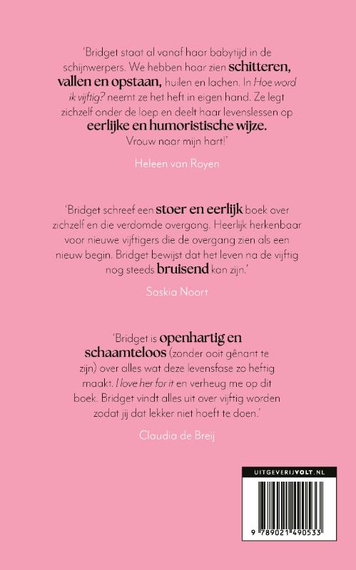 Achterkant van Hoe word ik vijftig?