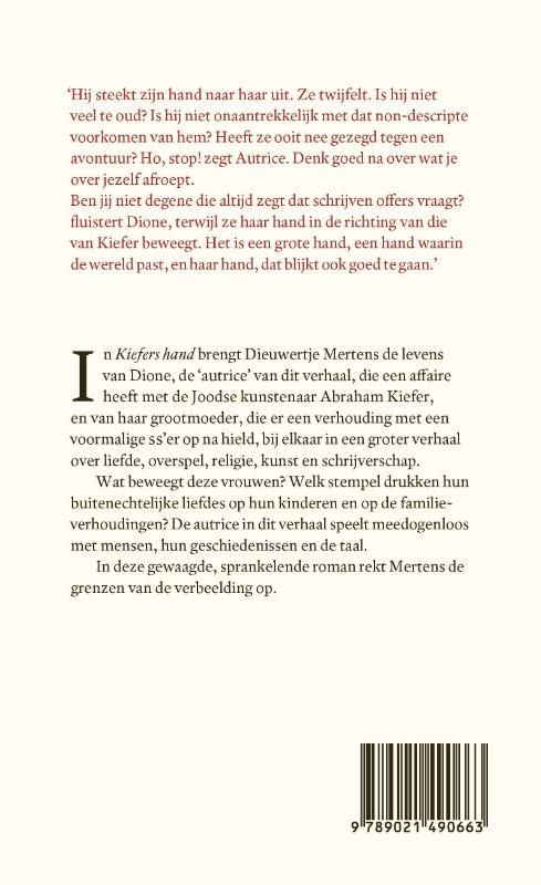 Achterkant van Kiefers hand