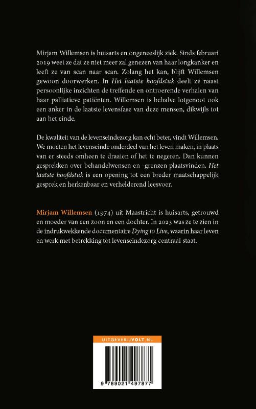 Achterkant van Het laatste hoofdstuk