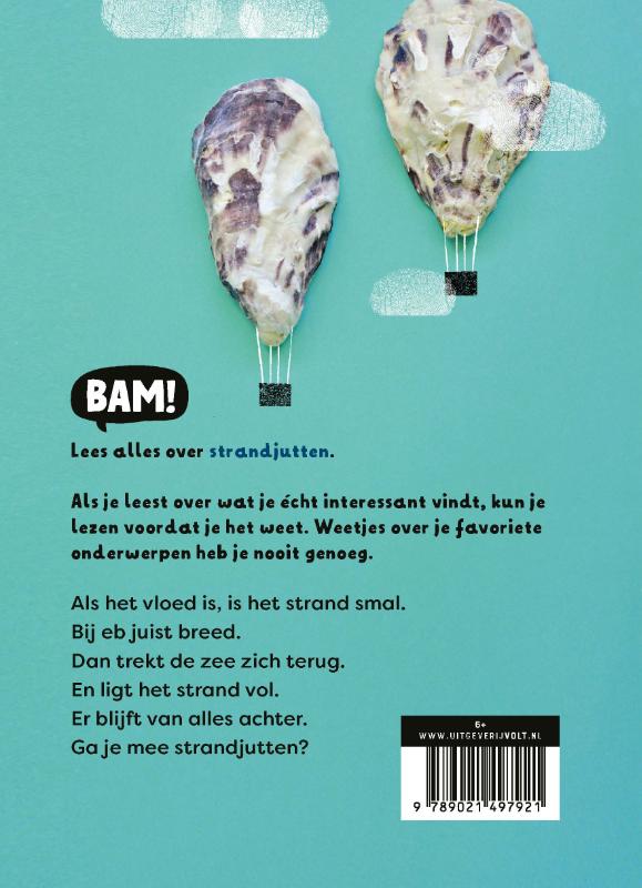 Achterkant van Jut je suf bij zee
