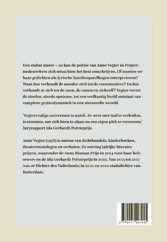 Achterkant van Projectmedewerkers