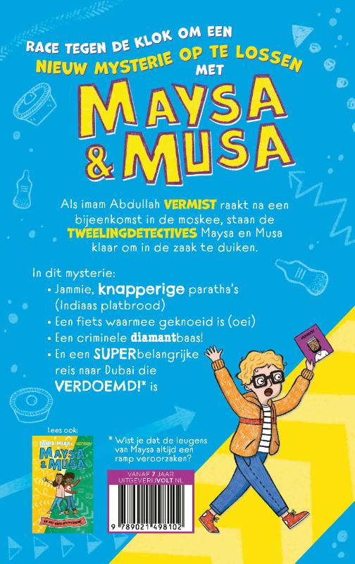 Achterkant van Maysa & Musa en de geheimzinnige verdwijning