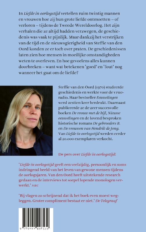 Achterkant van Liefde in oorlogstijd