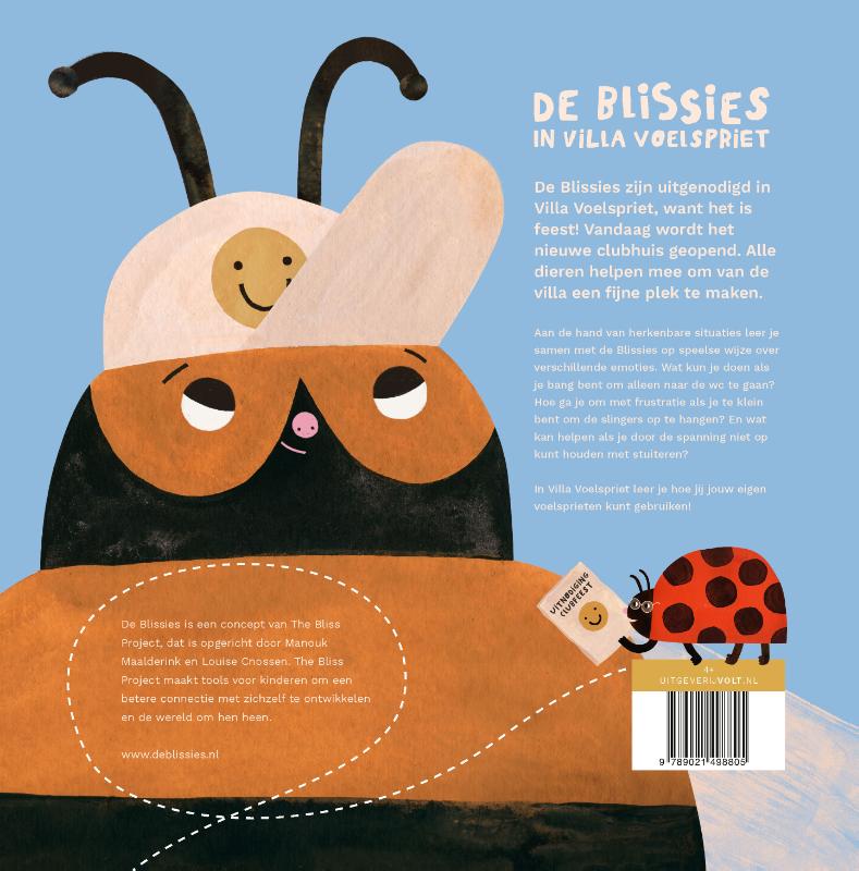Achterkant van De Blissies in Villa Voelspriet