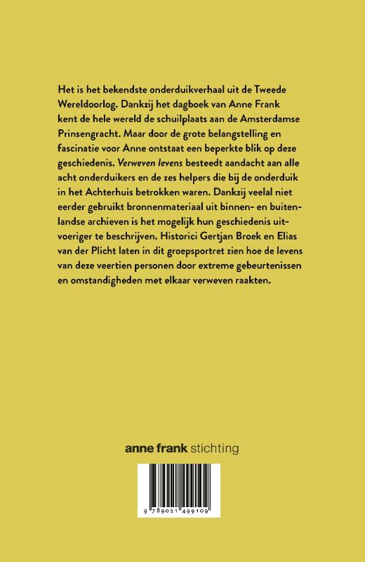 Achterkant van Verweven levens