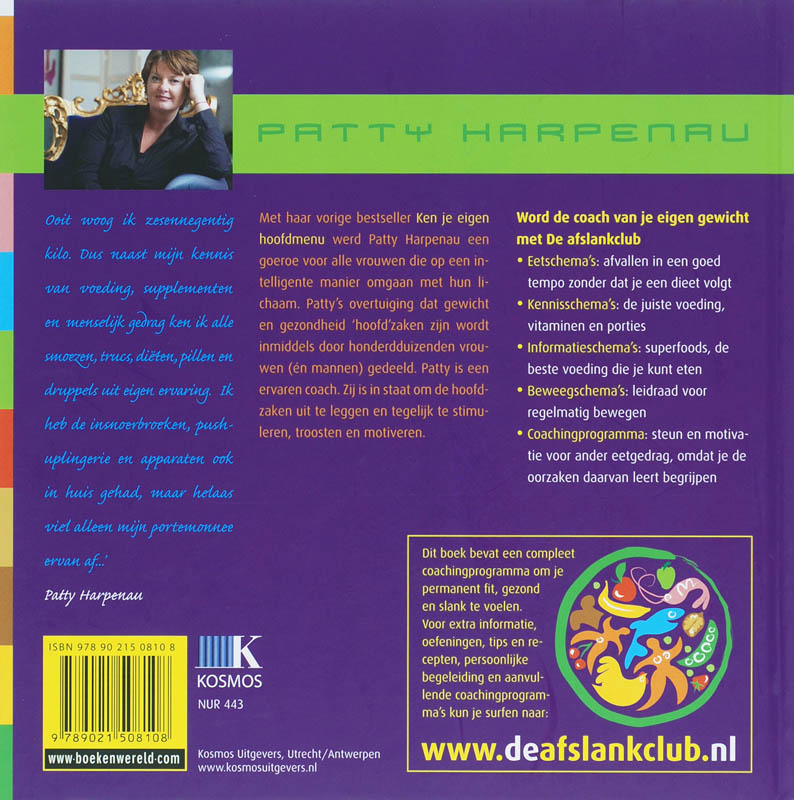 Achterkant van De afslankclub