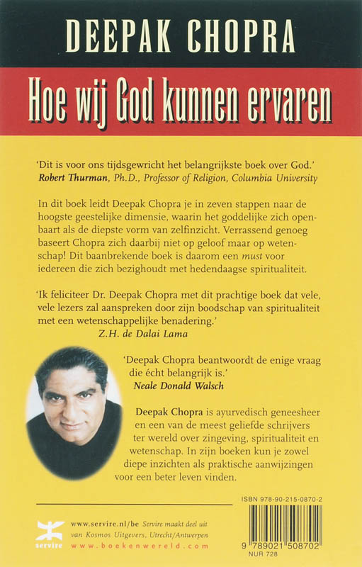 Achterkant van Hoe wij God kunnen ervaren