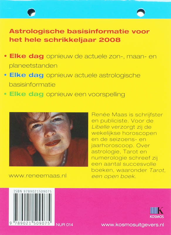 Achterkant van 2008