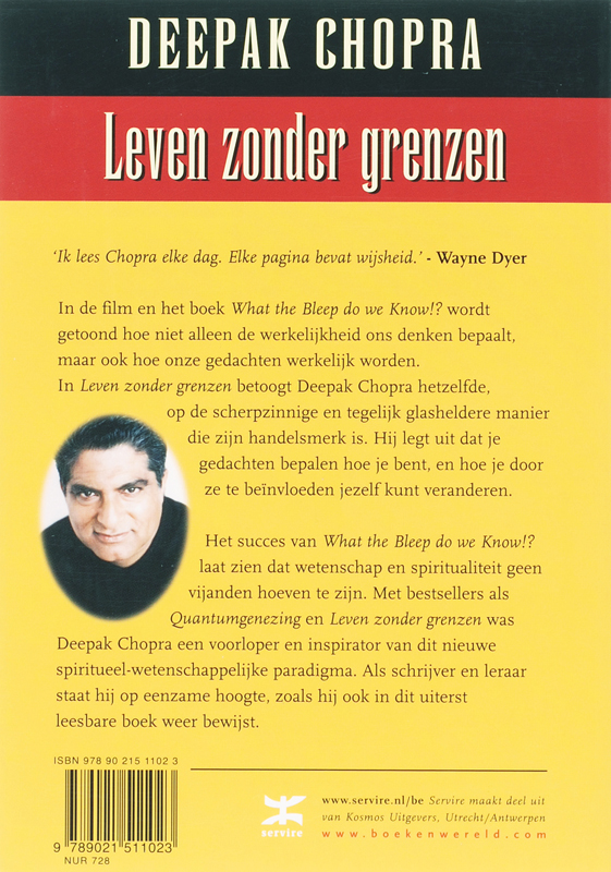Achterkant van Leven zonder grenzen