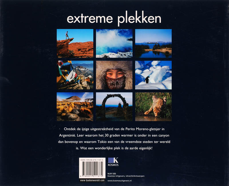 Achterkant van Extreme plekken