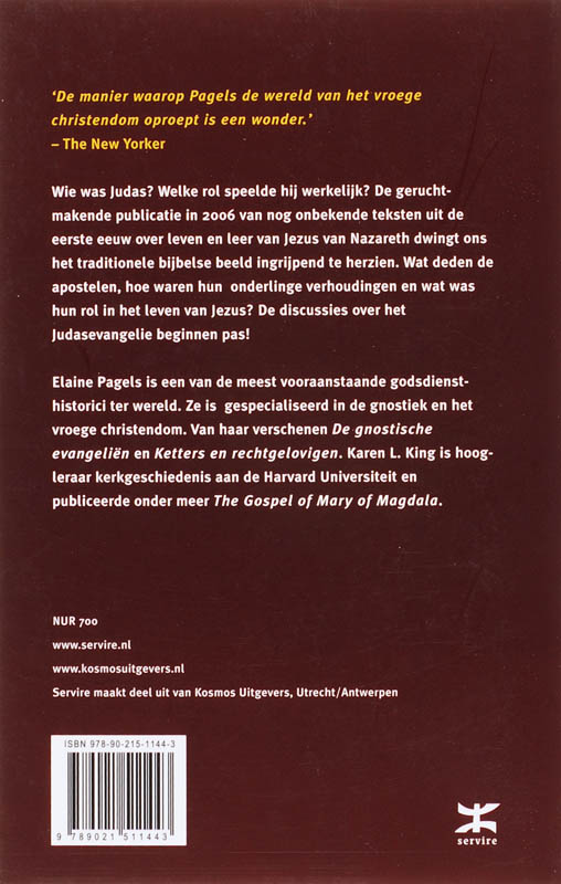 Achterkant van Judas lezen