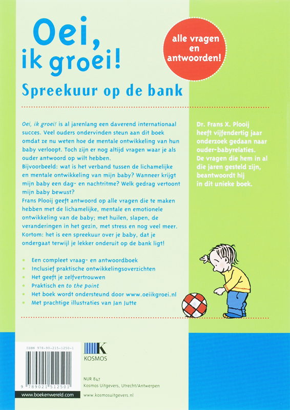 Achterkant van Oei, ik groei!