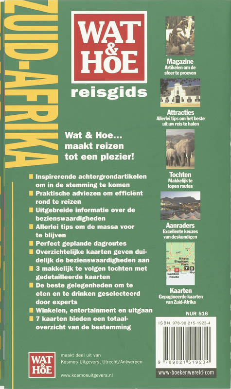 Achterkant van Zuid-Afrika